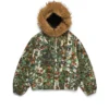 Chaqueta de trabajo con capucha Birch Camo, verde camuflaje