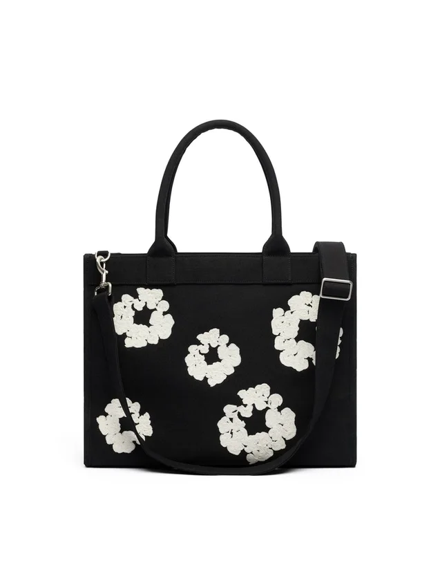 Bolsa de lona «Cotton Wreath» grande