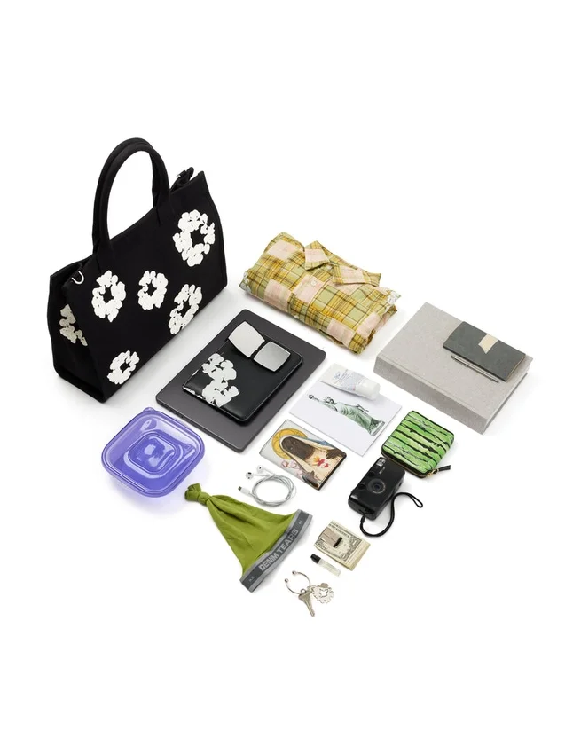 Bolsa de lona «Cotton Wreath» grande