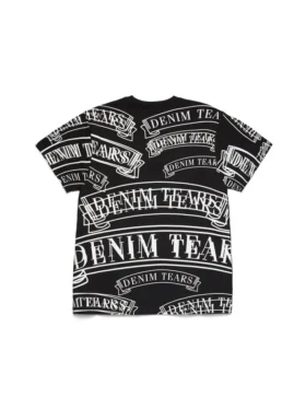 Camiseña con estampado de banner de ADG, color negro