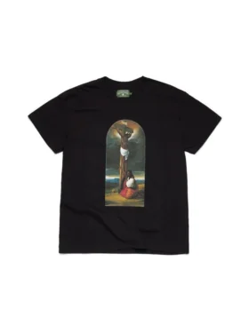 Camiseta «Santa María Magdalena al pie de la cruz», color negro