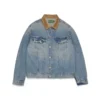 Chaqueta de Denim «Flag» con lavado claro