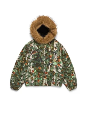 Chaqueta de trabajo con capucha Birch Camo, verde camuflaje