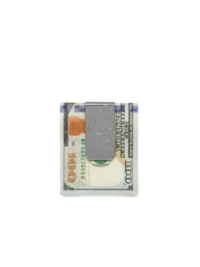 Clip para billetes Cotton Wreath plateado