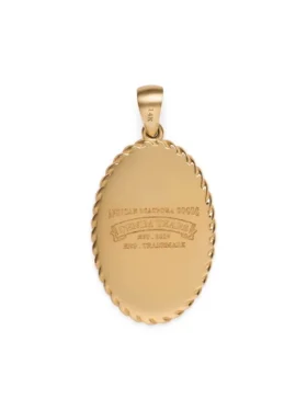 Colgante de la Virgen María en negro