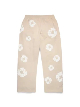 Cotton Wreath Sweatpant color crema
