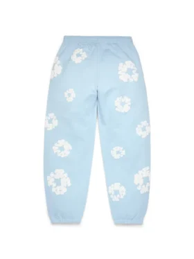 Cotton Wreath Sweatpant Powder Blue