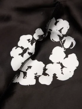 Durag de Cotton Wreath de algodón negro