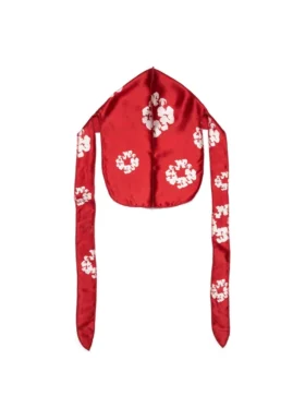 Durag de Cotton Wreath, rojo