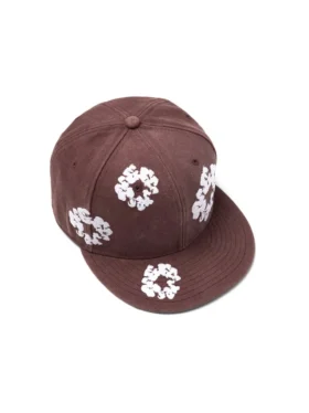 Gorra ajustada de lona New Era 59FIFTY «Cotton Wreath» en color marrón
