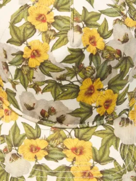Gorra de lona floral DT multicolor