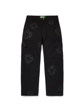 Pantalón cargo Mono Wreath, negro