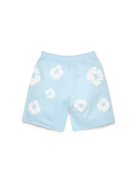 Pantalones cortos de sudadera «Cotton Wreath» azul polvo
