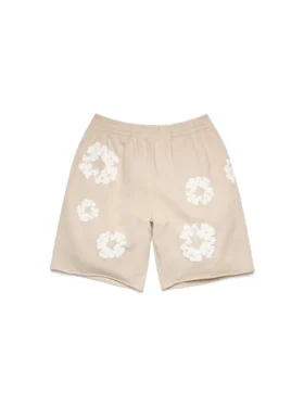 Pantalones cortos de sudadera Cotton Wreath color crema