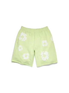 Pantalones cortos de sudadera Cotton Wreath color menta