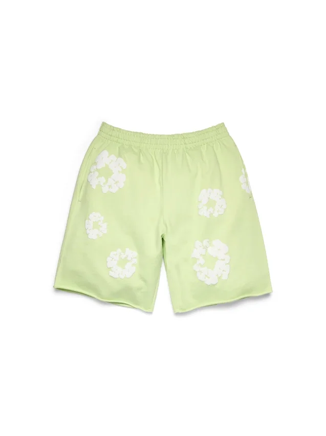 Pantalones cortos de sudadera Cotton Wreath color menta