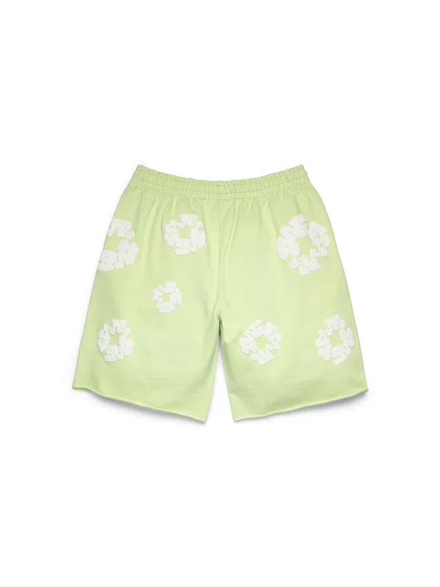 Pantalones cortos de sudadera Cotton Wreath color menta