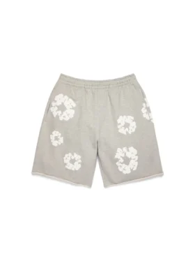 Pantalones cortos de sudadera «Cotton Wreath» en gris
