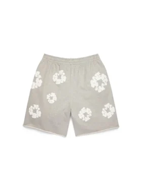 Pantalones cortos de sudadera «Cotton Wreath» en gris