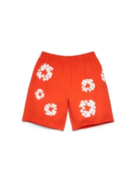 Pantalones cortos de sudadera «Cotton Wreath» naranja oscuro