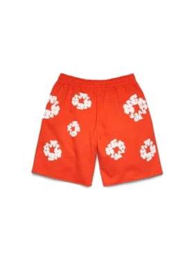 Pantalones cortos de sudadera «Cotton Wreath» naranja oscuro