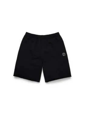 Pantalones cortos de sudadera Gel Wreath, negros