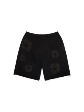 Pantalones cortos de sudadera Mono Cotton Wreath, color negro