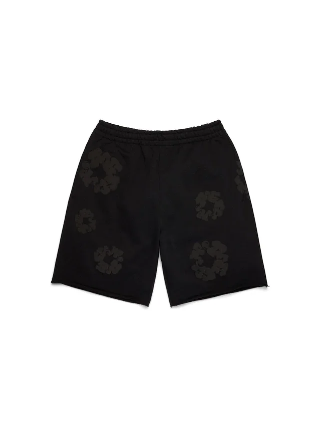Pantalones cortos de sudadera Mono Cotton Wreath, color negro