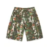 Pantalones cortos tipo cargo de temporada con estampado de camuflaje
