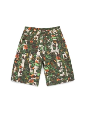 Pantalones cortos tipo cargo de temporada con estampado de camuflaje