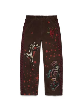Pantalones de pana «Tattoo», color marrón