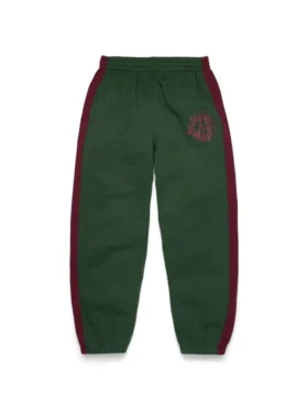 Pantalones de sudadera con paneles Denim U en verde