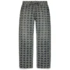 Pantalones holgados de Denim con diseño de guirnalda en jacquard