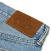 Pantalones holgados de Denim lavado claro
