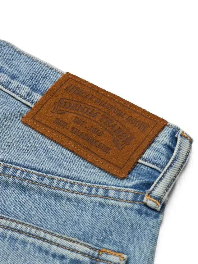 Pantalones holgados de Denim lavado claro