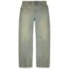 Pantalones holgados de Denim lavado sucio