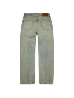 Pantalones holgados de Denim lavado sucio