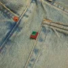 Pantalones holgados de Denim lavado sucio
