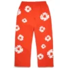 Pantalones holgados de sudadera Cotton Wreath, color naranja oscuro