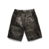 Shorts de cuero con tachuelas Libertas