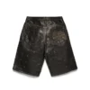 Shorts de cuero con tachuelas Libertas