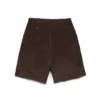 Shorts de pana con tachuelas oxidadas
