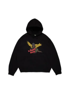 Sudadera con capucha «Cherub» en negro