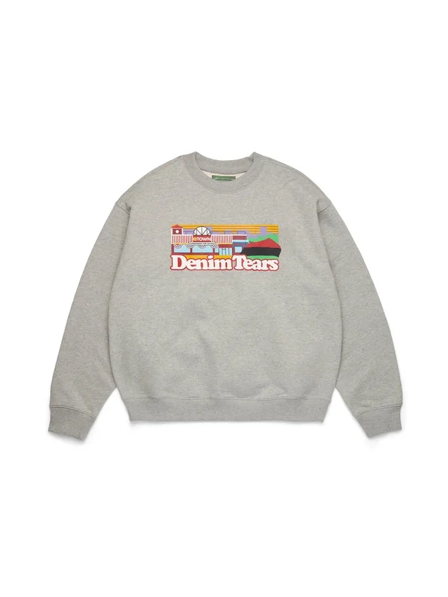 Suéter de cuello redondo «Liberty Rock Skyline» en gris